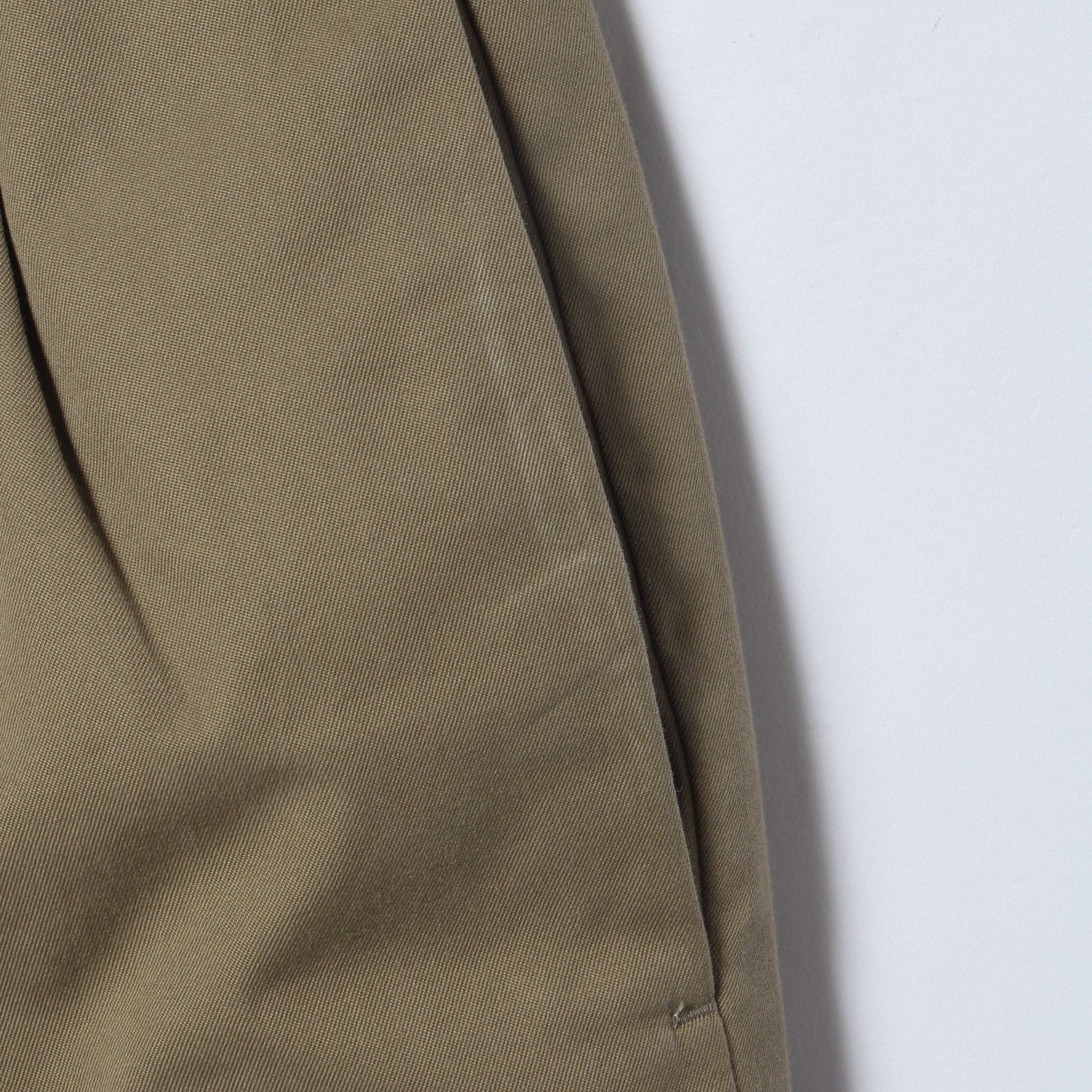 REFINED COTTON GABARDINE TROUSERS