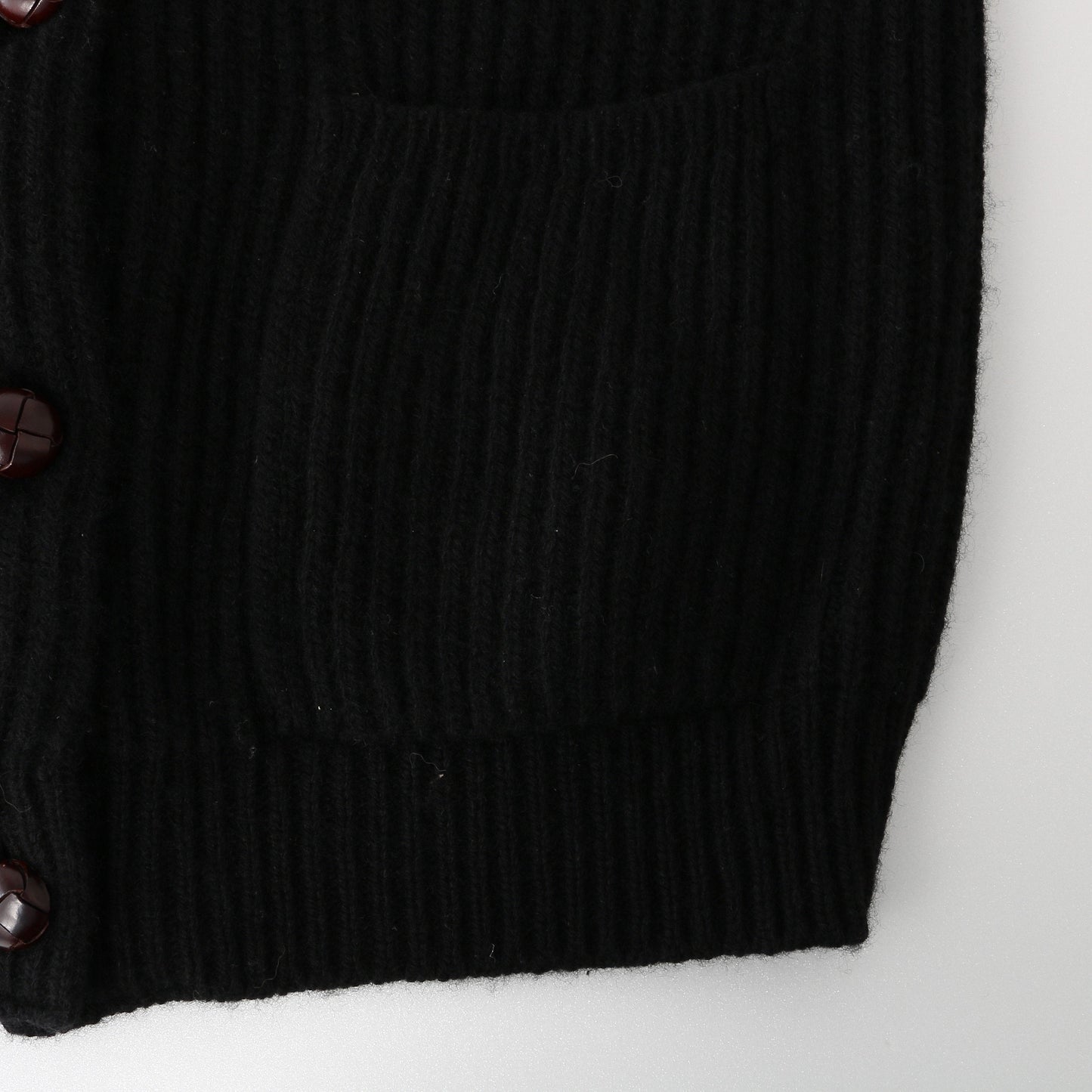 CHUNKY RIB CARDIGAN KNIT