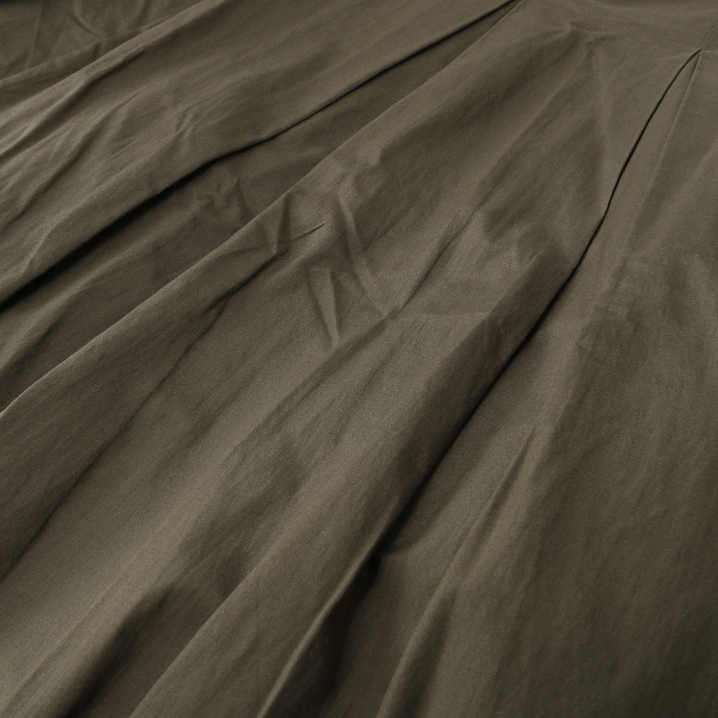 COTTON SILK POPLIN SKIRT