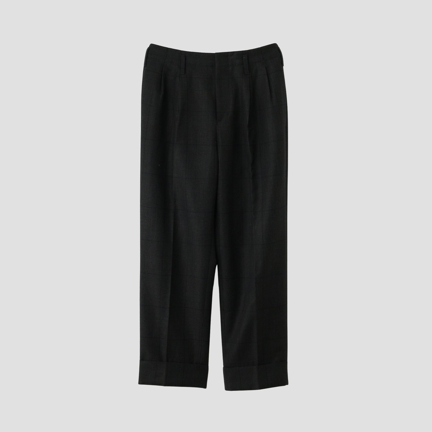 POW WOOL LINEN TROUSERS