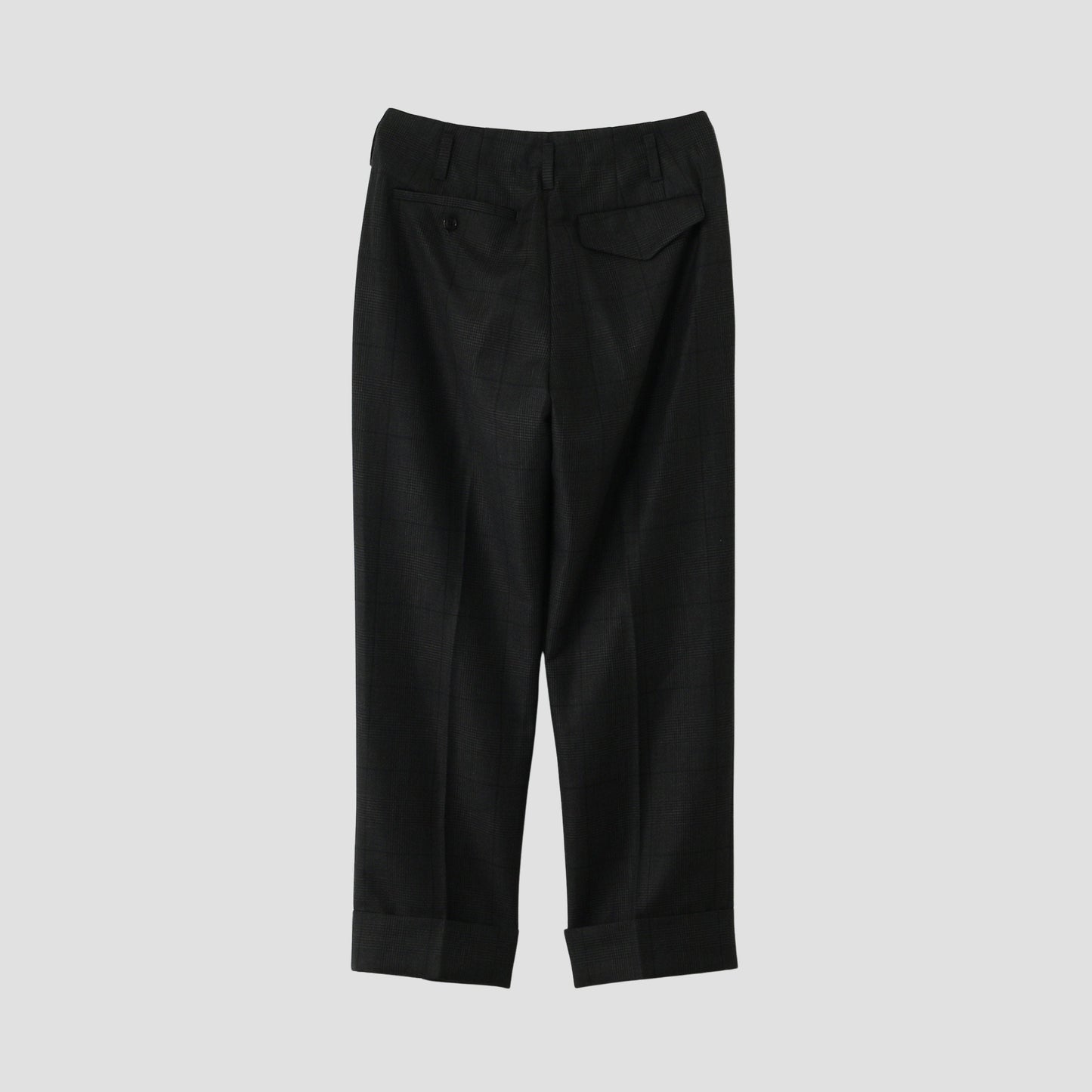 POW WOOL LINEN TROUSERS