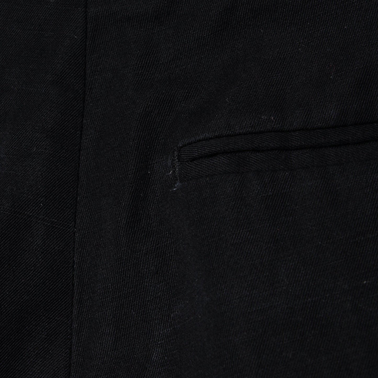 COTTON LINEN TWILL TROUSERS