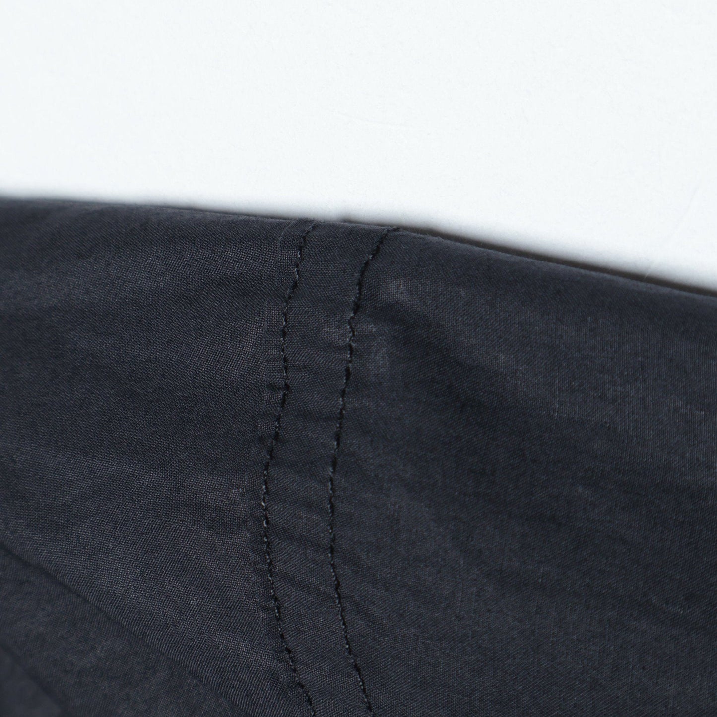 BLACK CHINTZ COTTON SHIRT