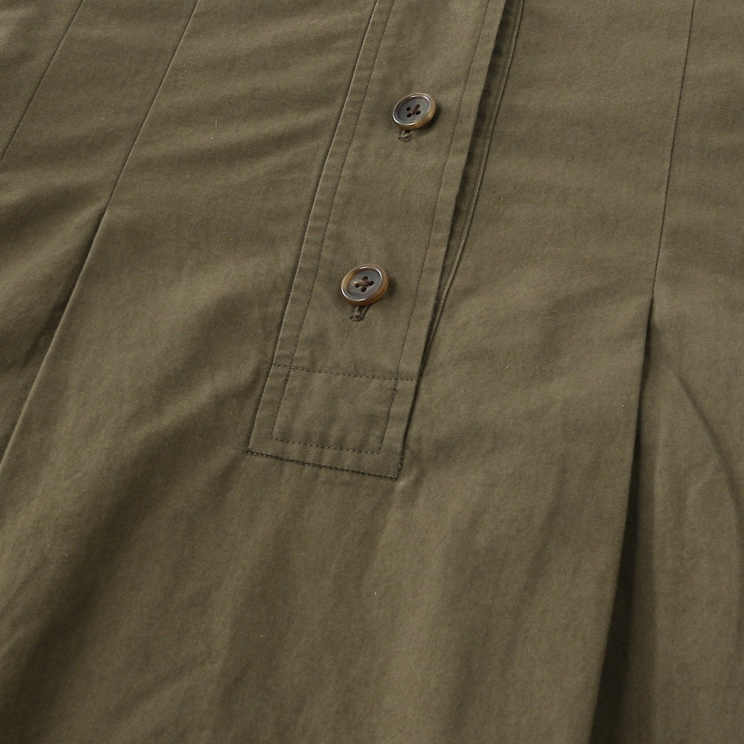 STIFF COTTON POPLIN DRESS