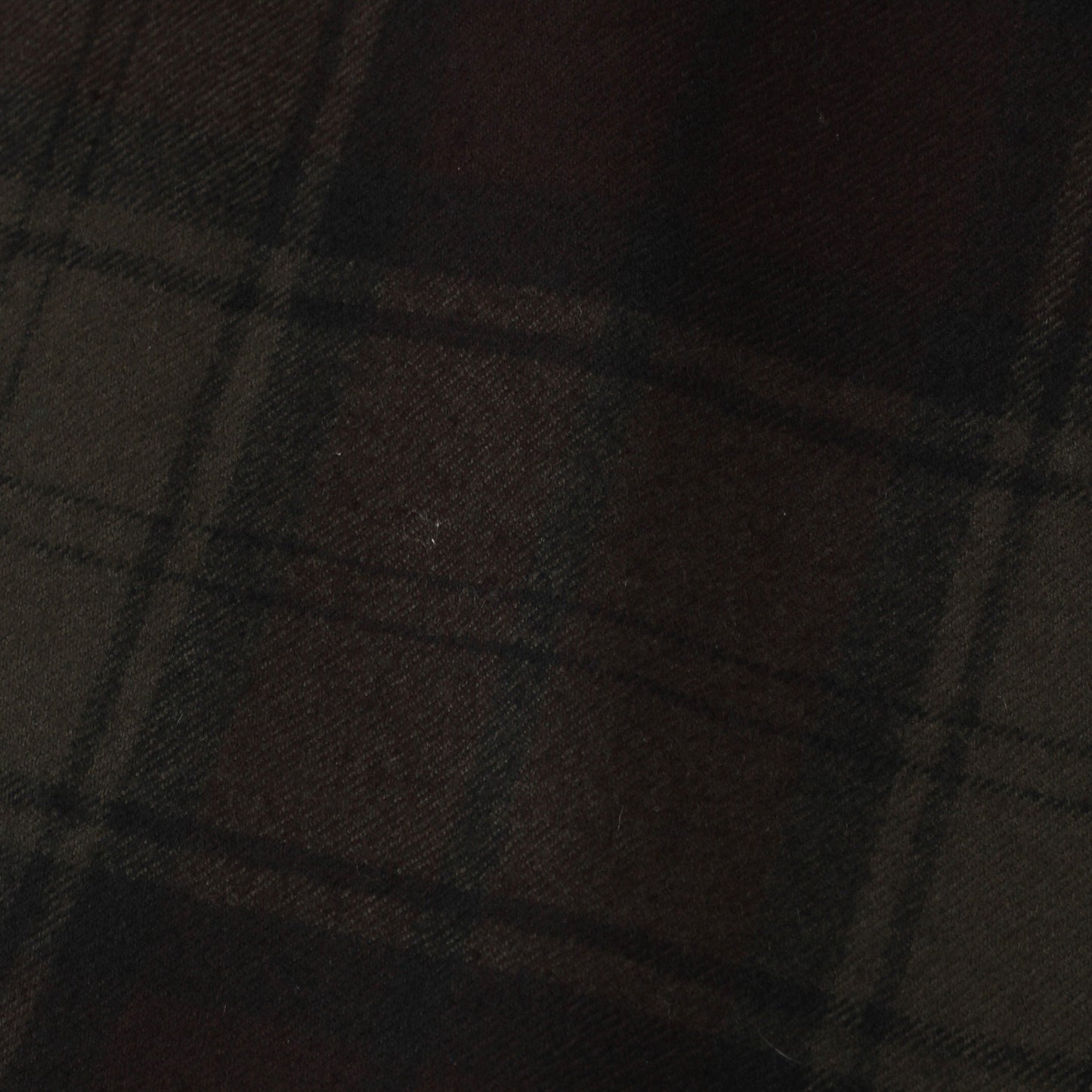 CHECK WOOL TWILL SKIRT