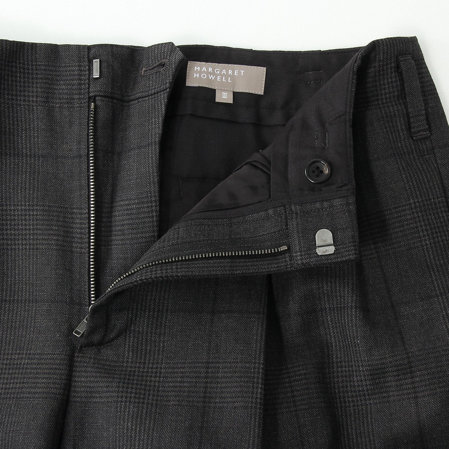 POW WOOL LINEN TROUSERS