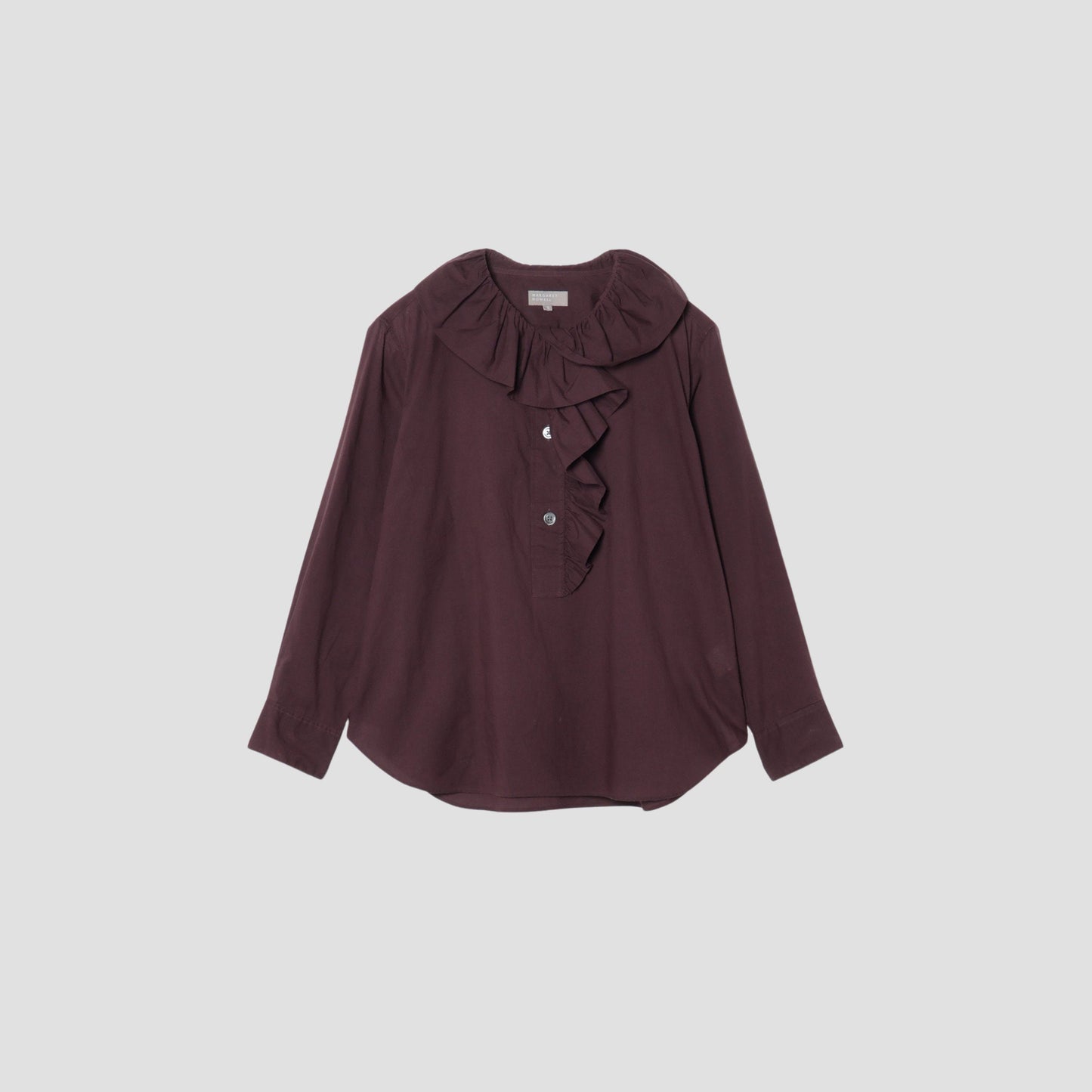 PIECE DYED WASHED COTTON SHIRT
