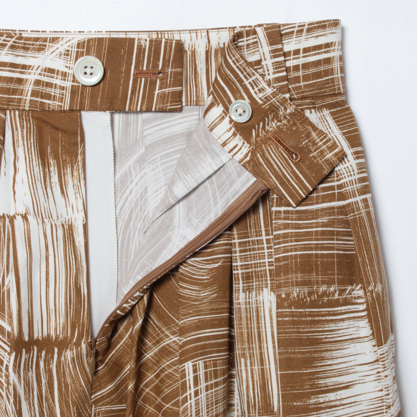 PAINT PRINT COTTON SKIRT