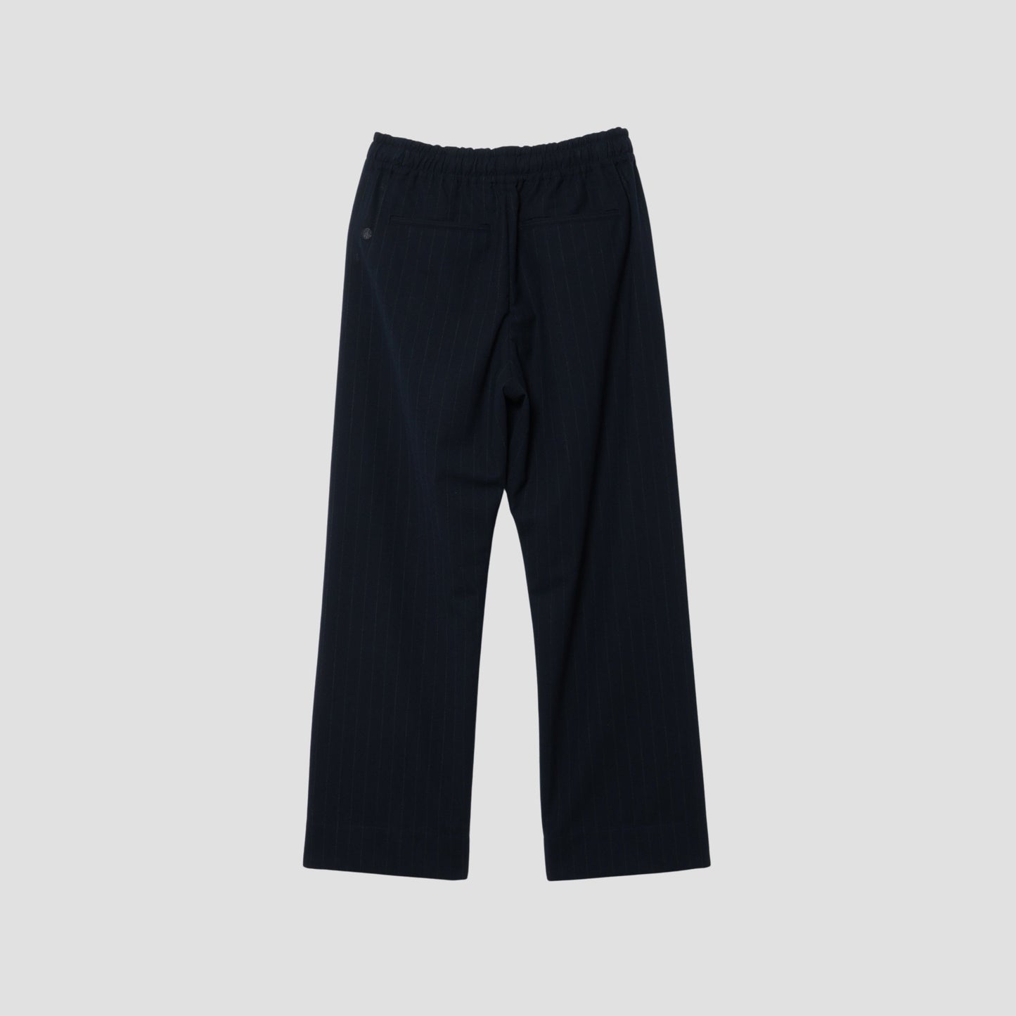 WOOL PINSTRIPE TROUSERS