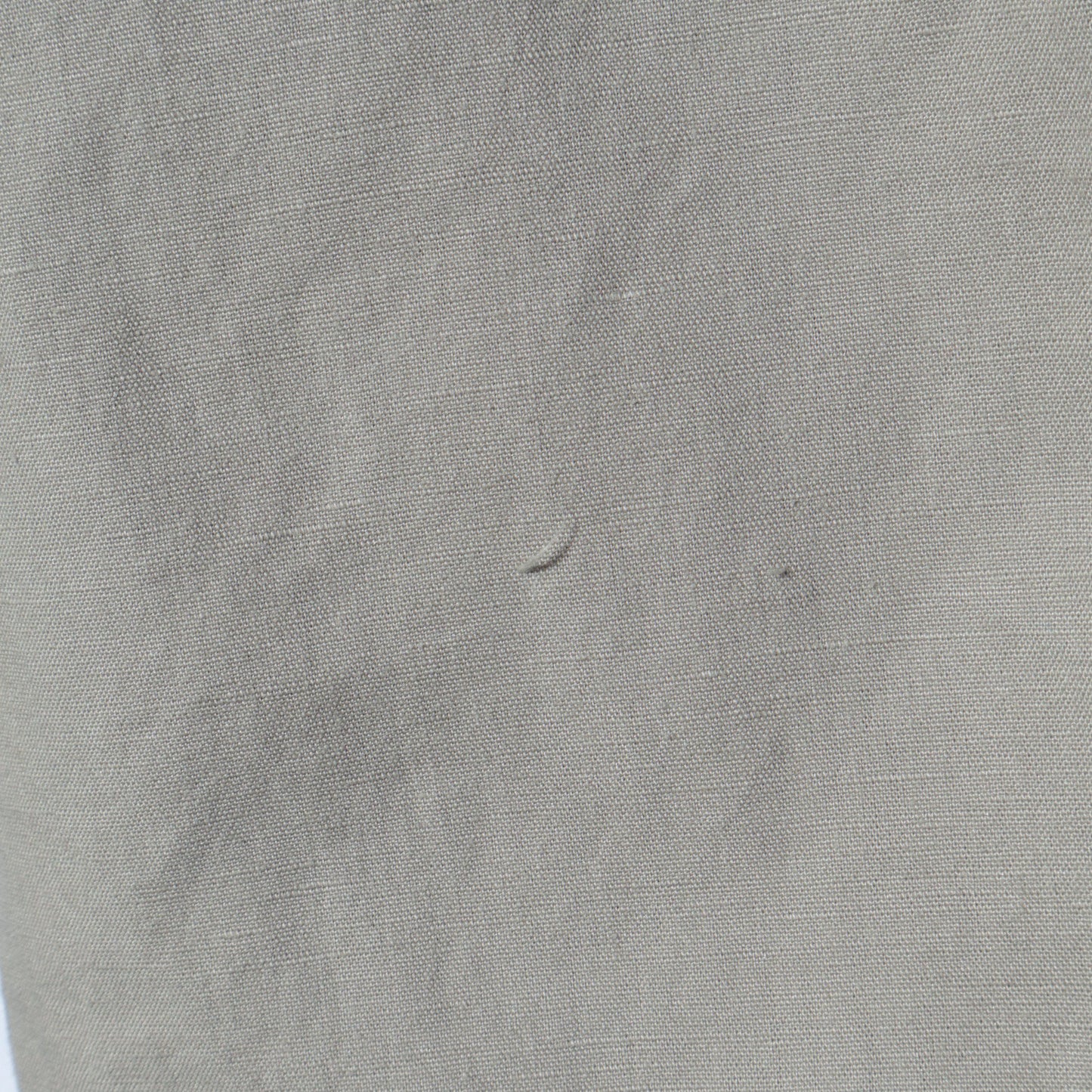 PLAIN WEAVE COTTON LINEN TROUSERS