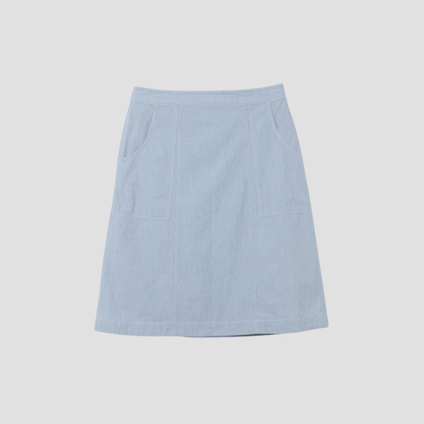 HAIRLINE COTTON SKIRT