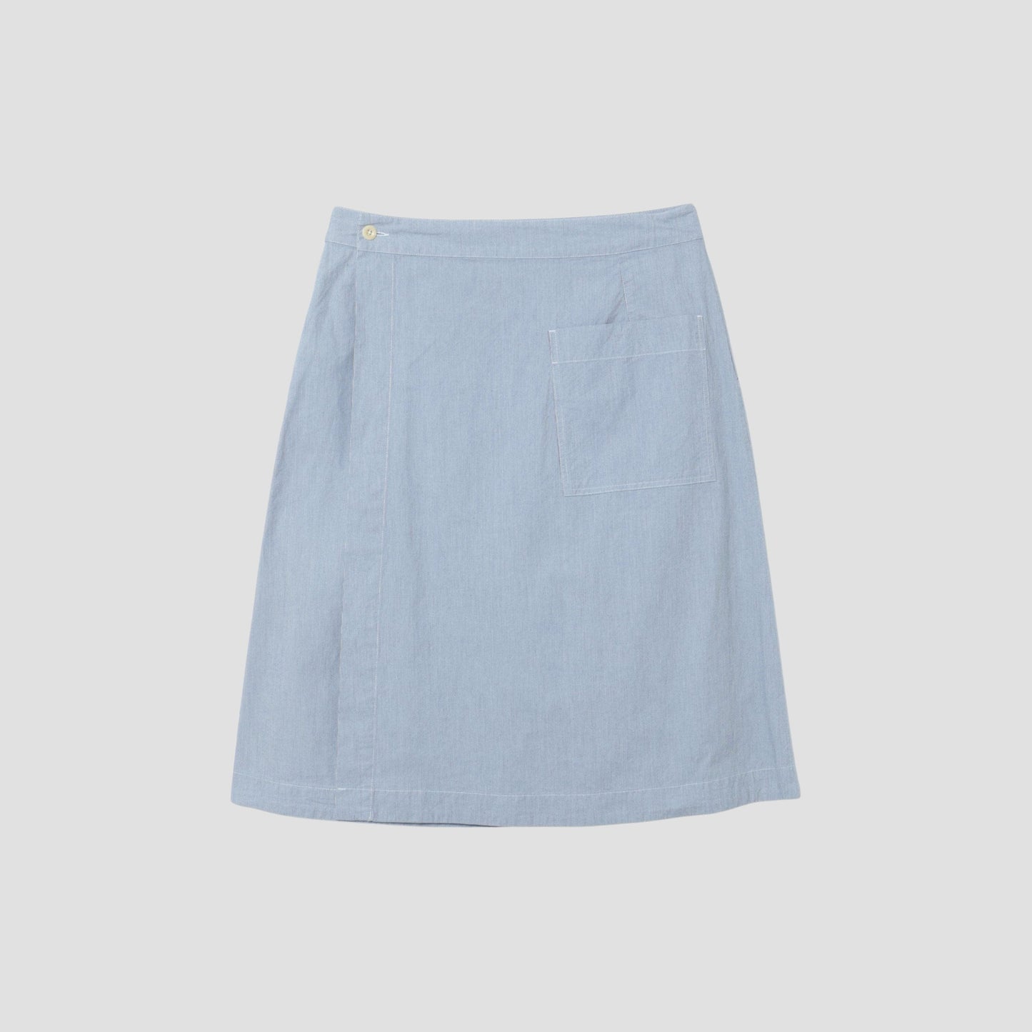 HAIRLINE COTTON SKIRT