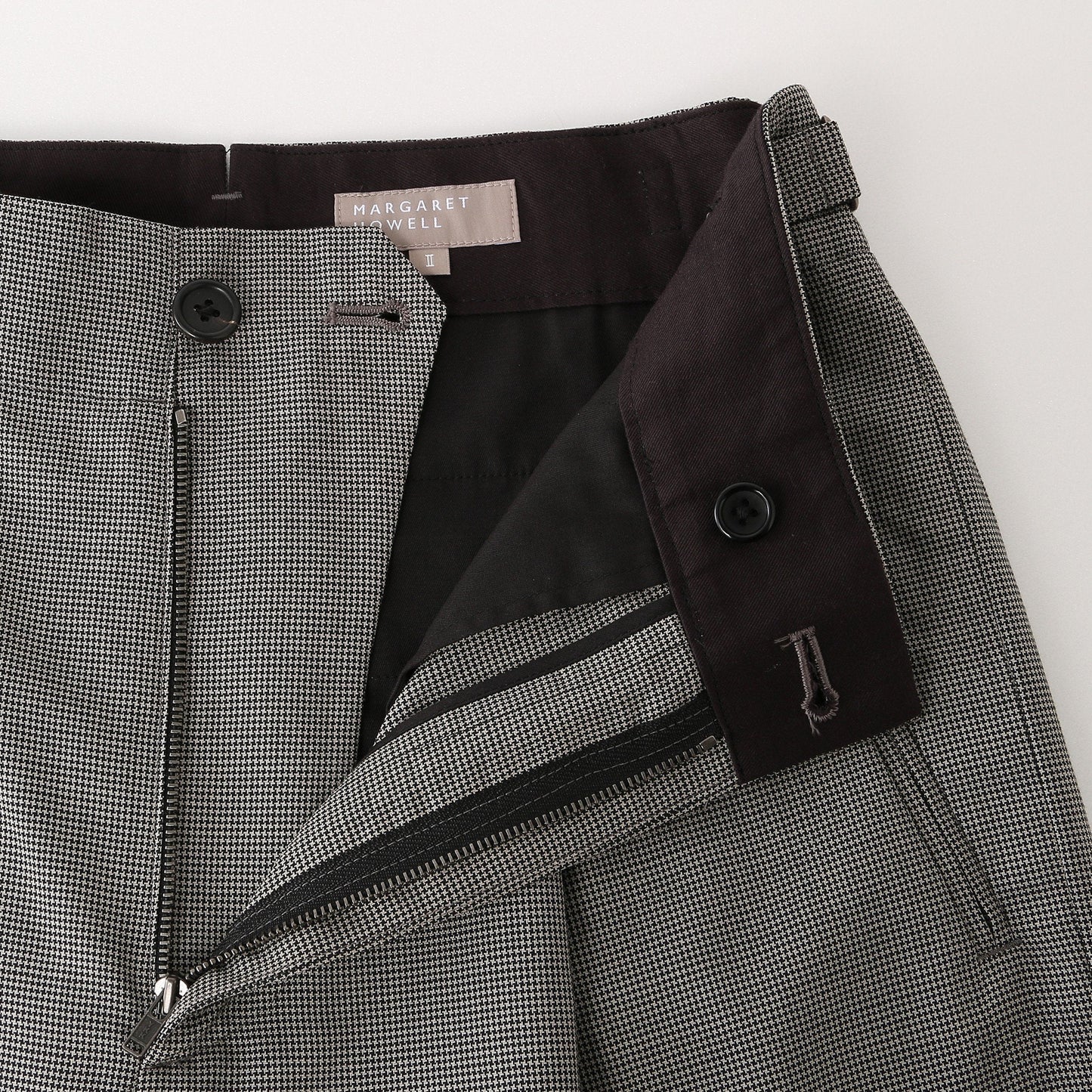 FINE WOOL POPLIN TROUSERS