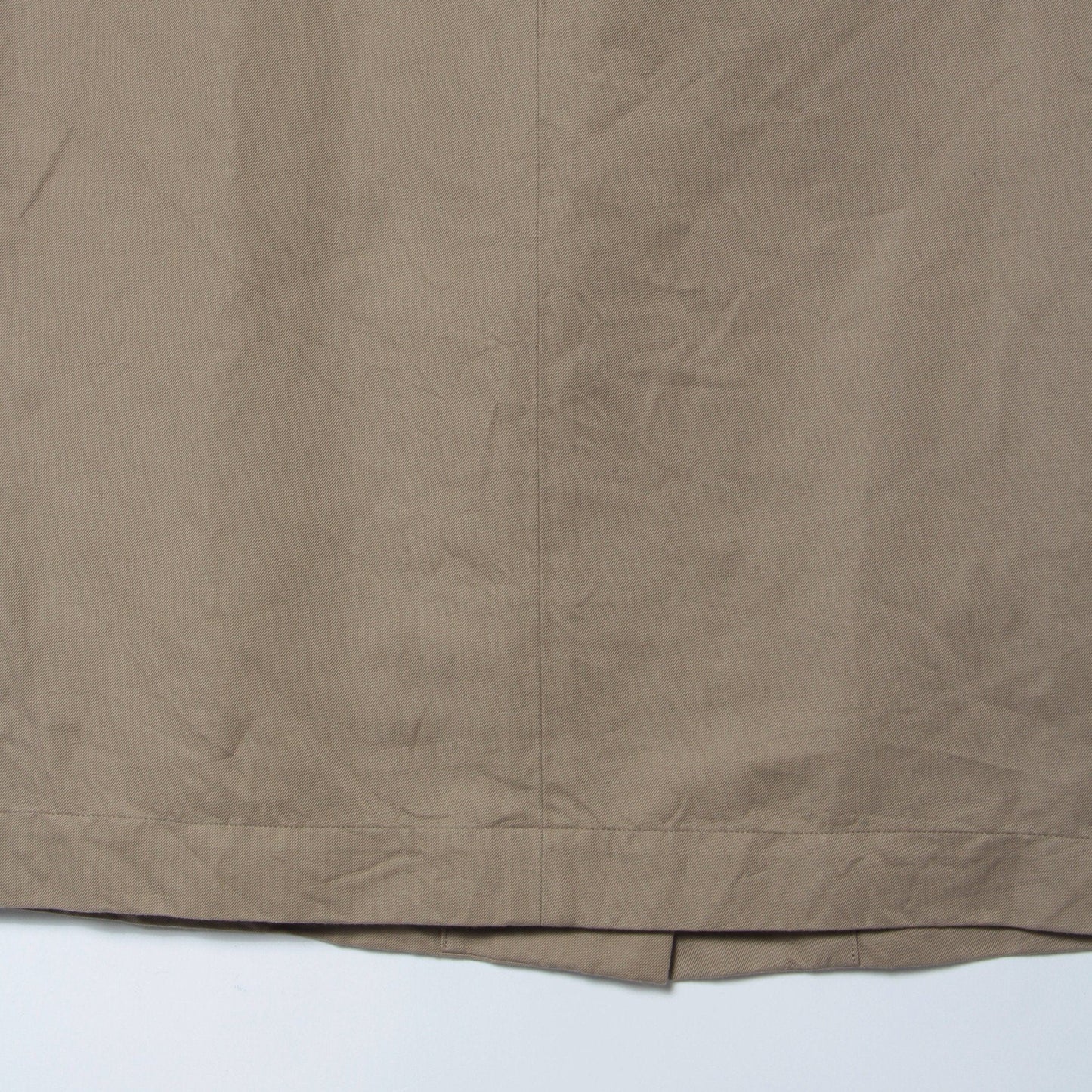 COTTON LINEN TWILL SKIRT