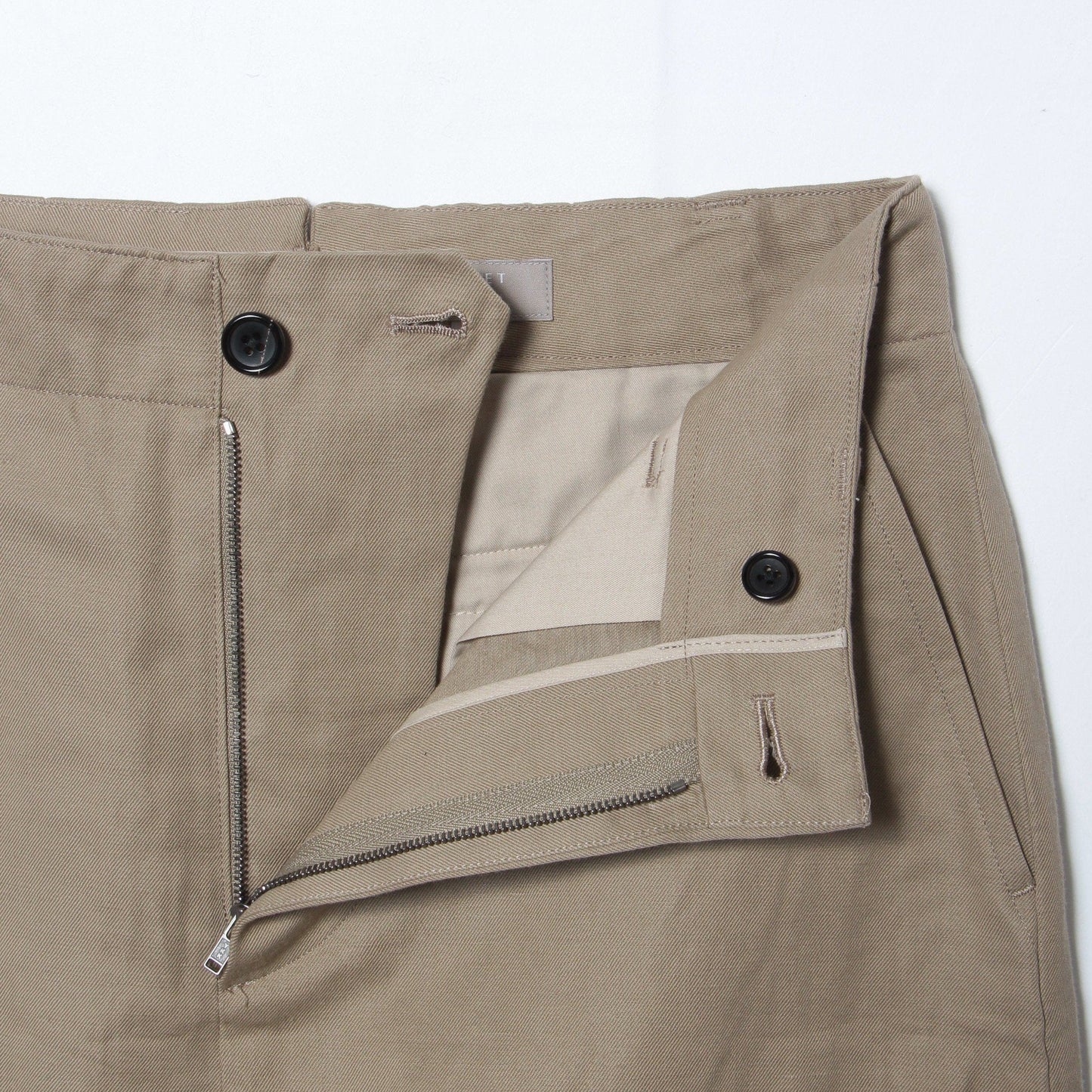 COTTON LINEN TWILL SKIRT