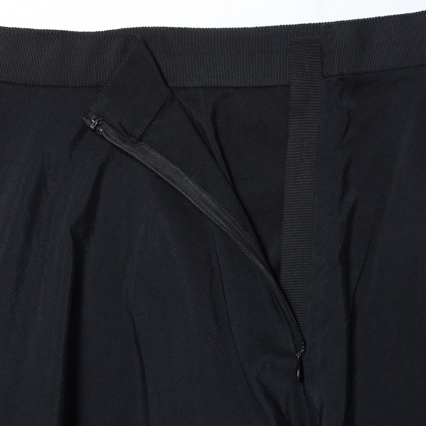 SILK COTTON POPLIN SKIRT