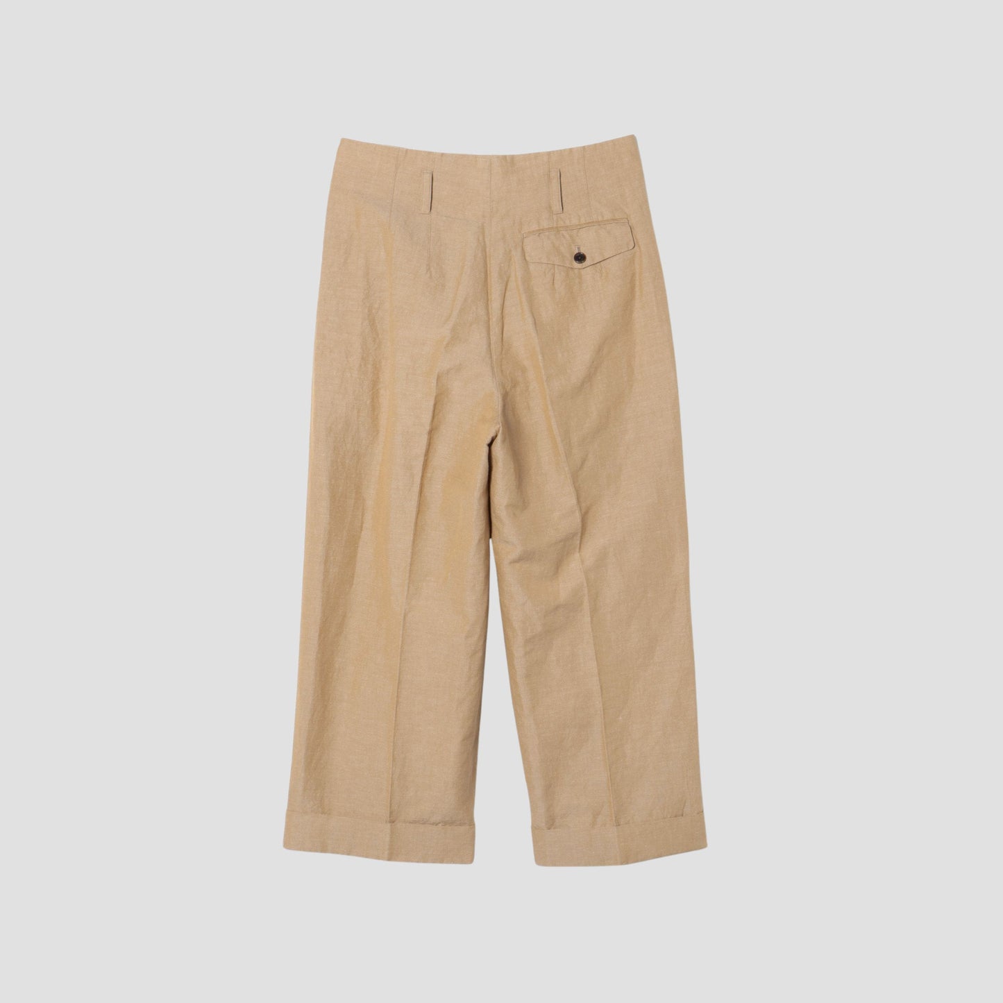 LINEN COTTON TROUSERS