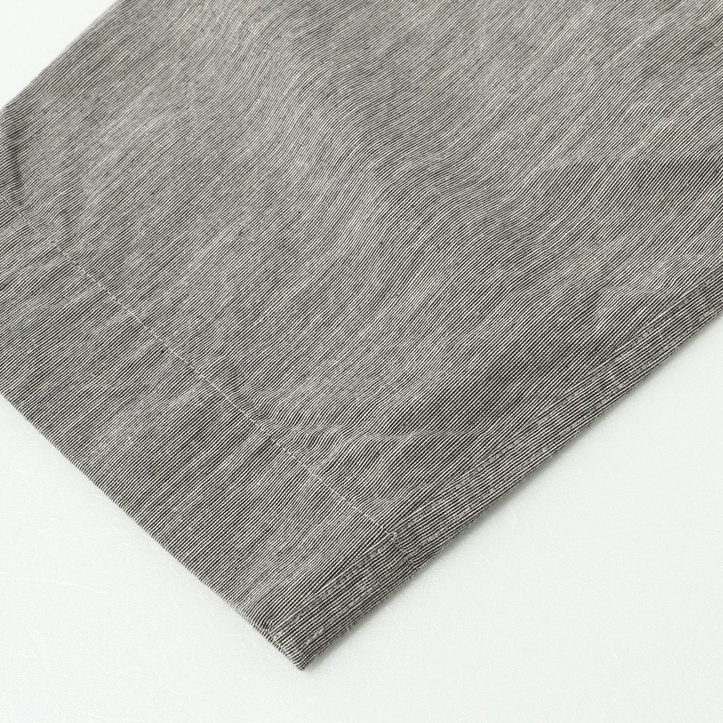 IRREGULAR END ON END COTTON LINEN TROUSERS