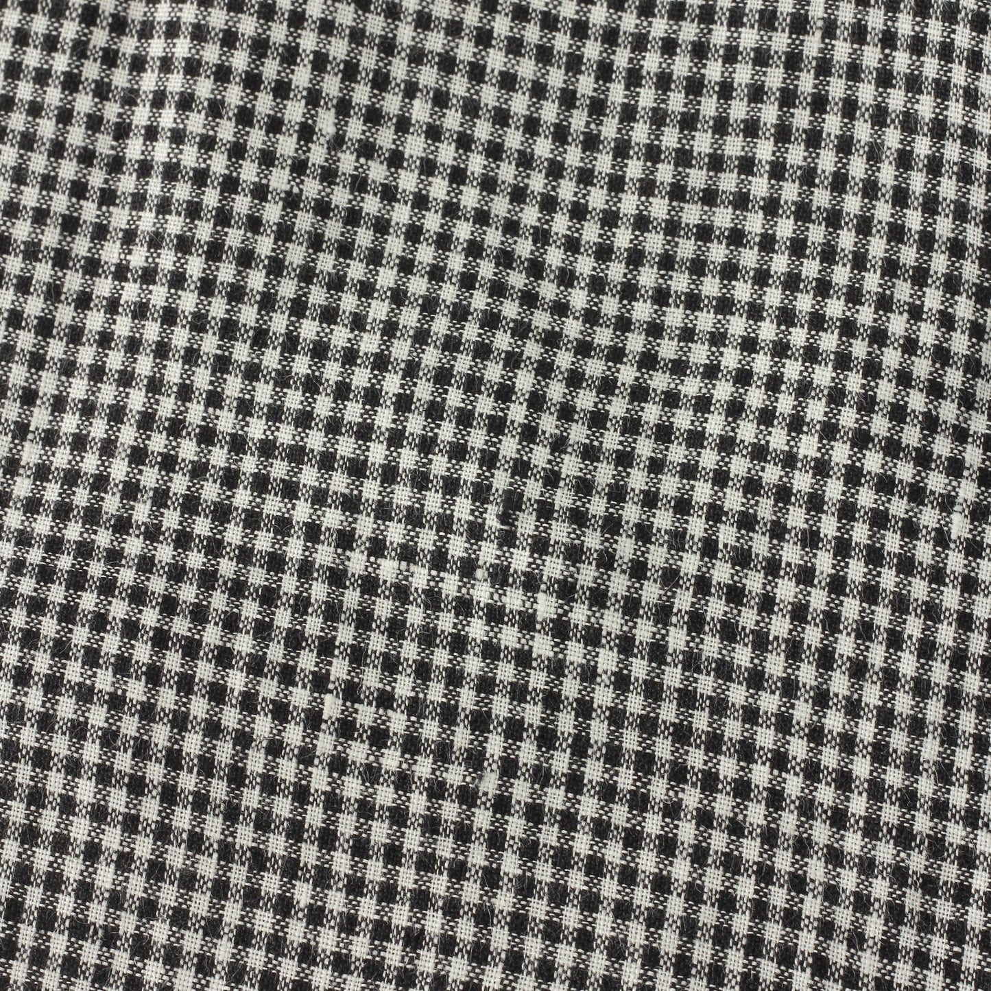BLACK&WHITE SHIRTING LINEN DRESS