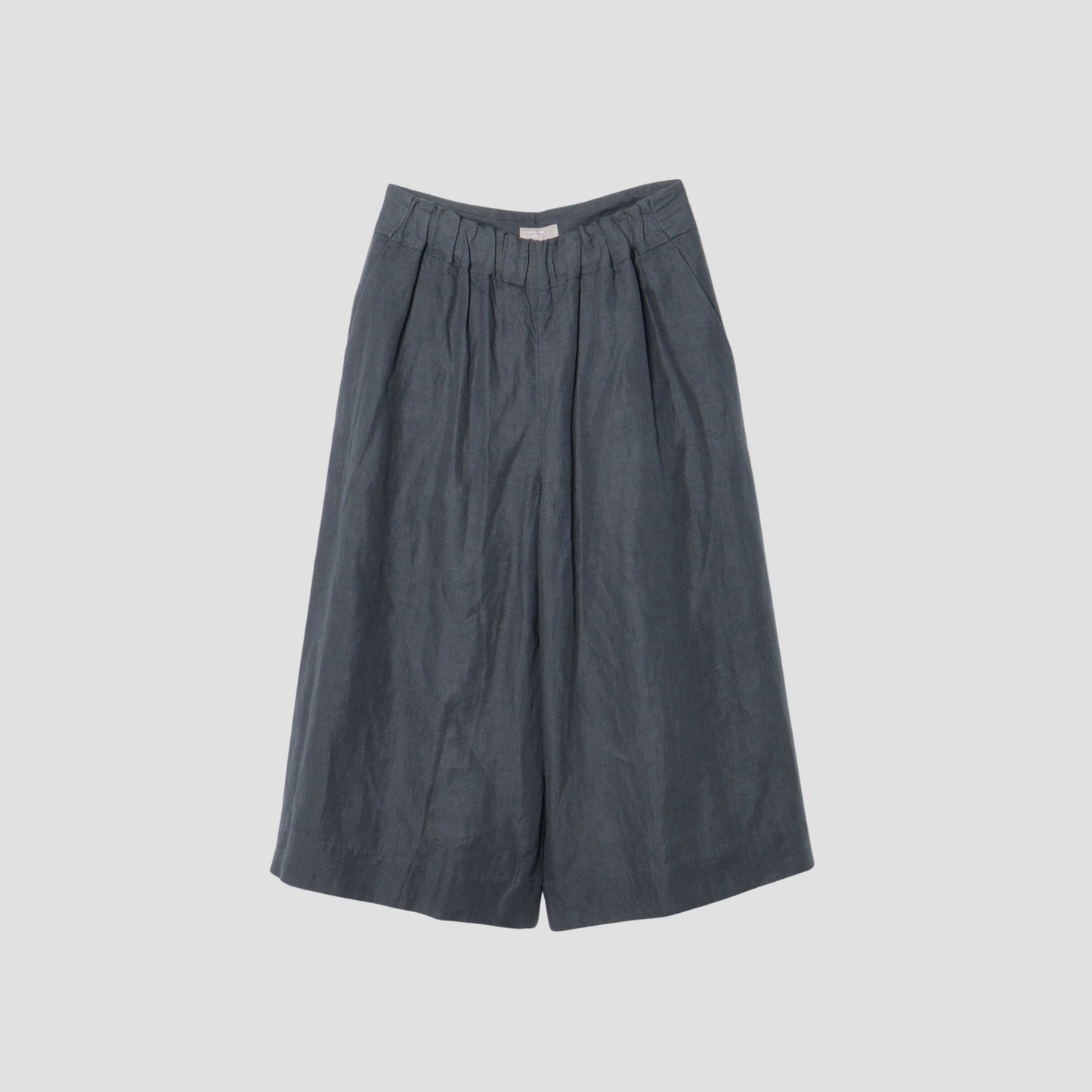 COATED LINEN PLAINWEAVE TROUSERS