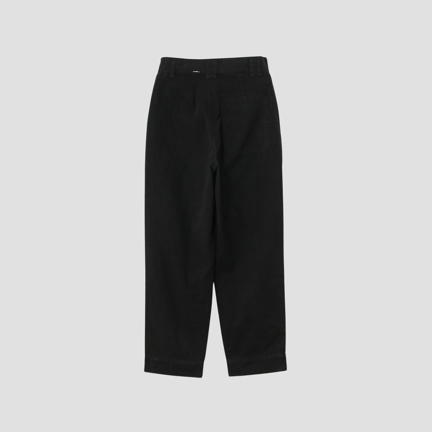 GARMENT DYE COTTON PLAINWEAVE TROUSERS