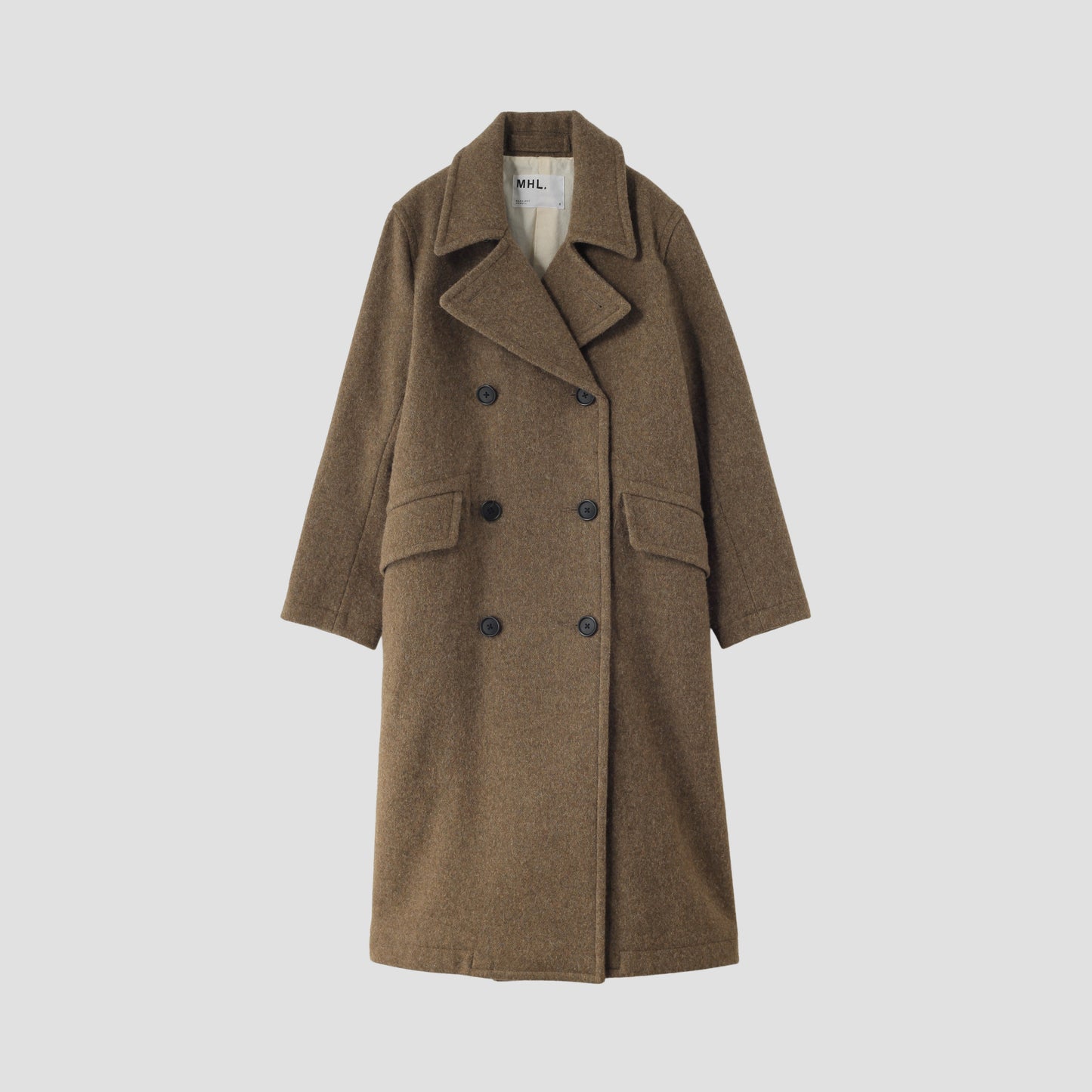 HEAVY WOOL MELTON COAT