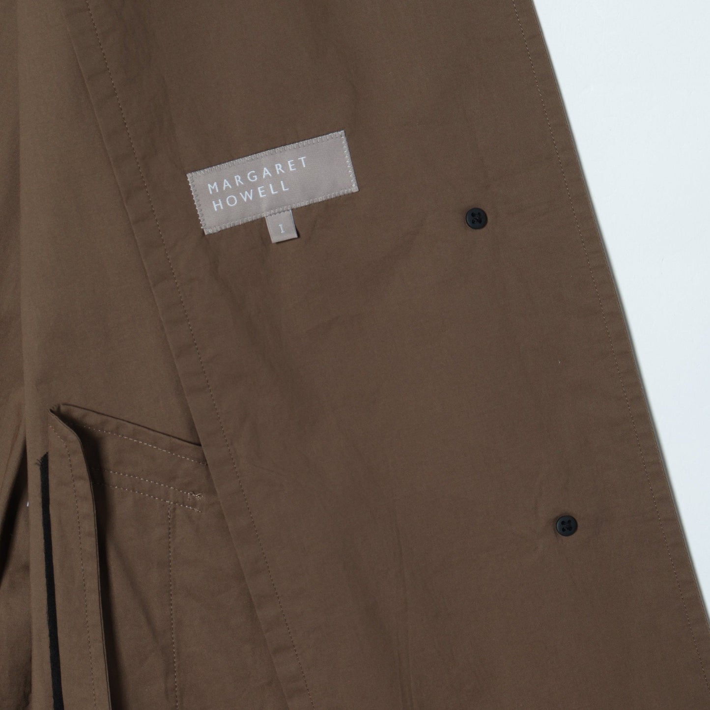 PROOFED FINE COTTON COAT