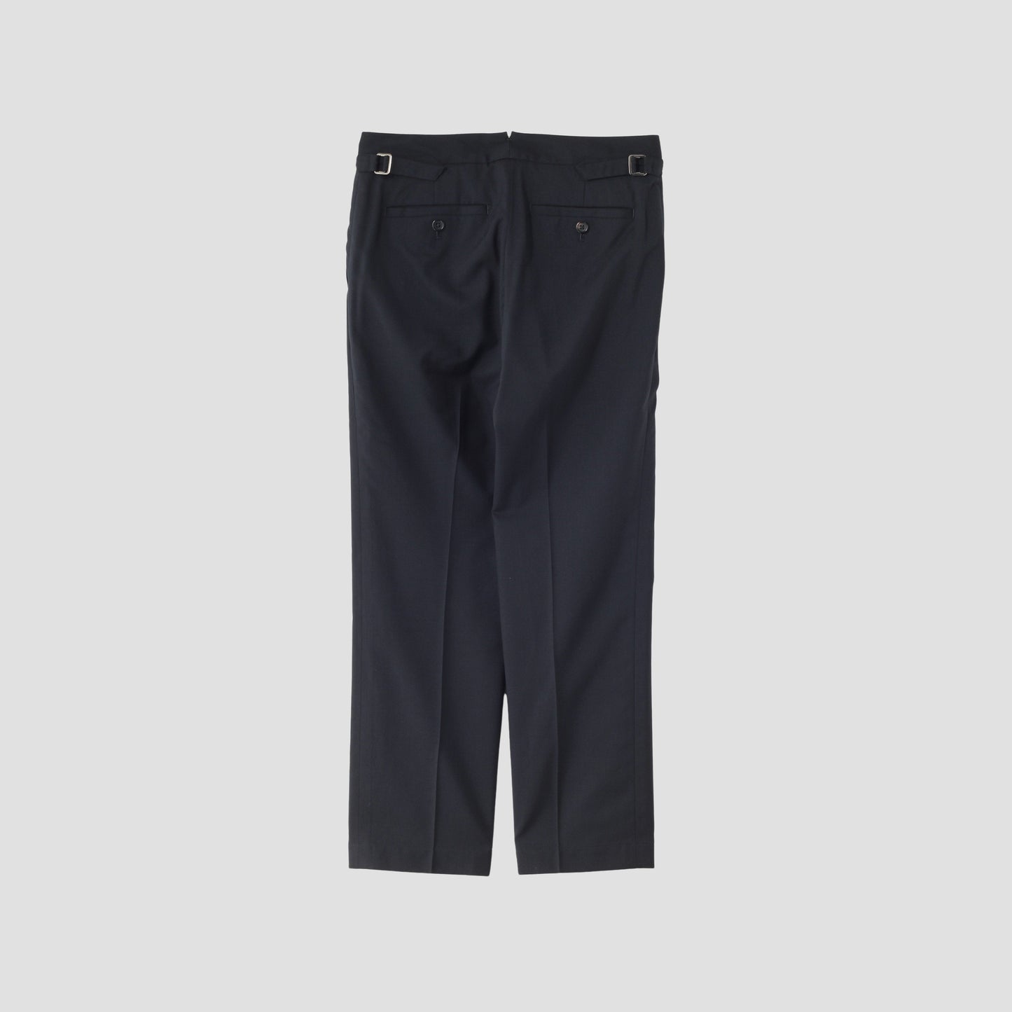 FINE WOOL POPLIN TROUSERS