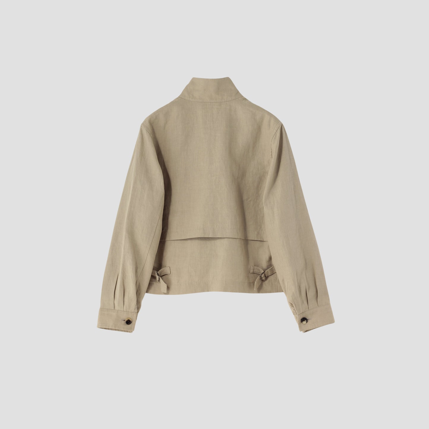 DENSE LINEN POPLIN BLOUSON