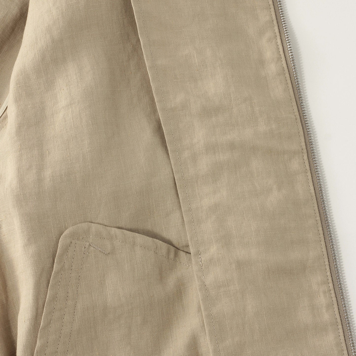 DENSE LINEN POPLIN BLOUSON