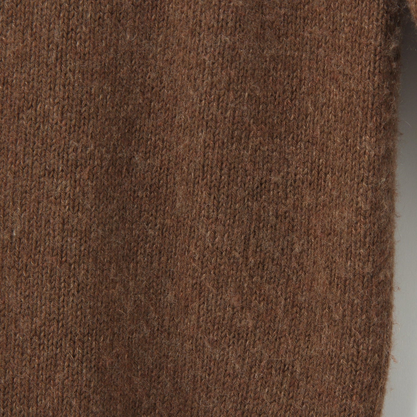 COTTON CASHMERE TWIST SADDLE CREW KNIT