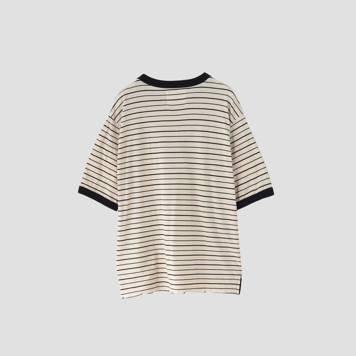COTTON LINEN STRIPE JERSEY