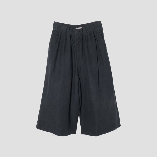 COATED LINEN PLAINWEAVE TROUSERS