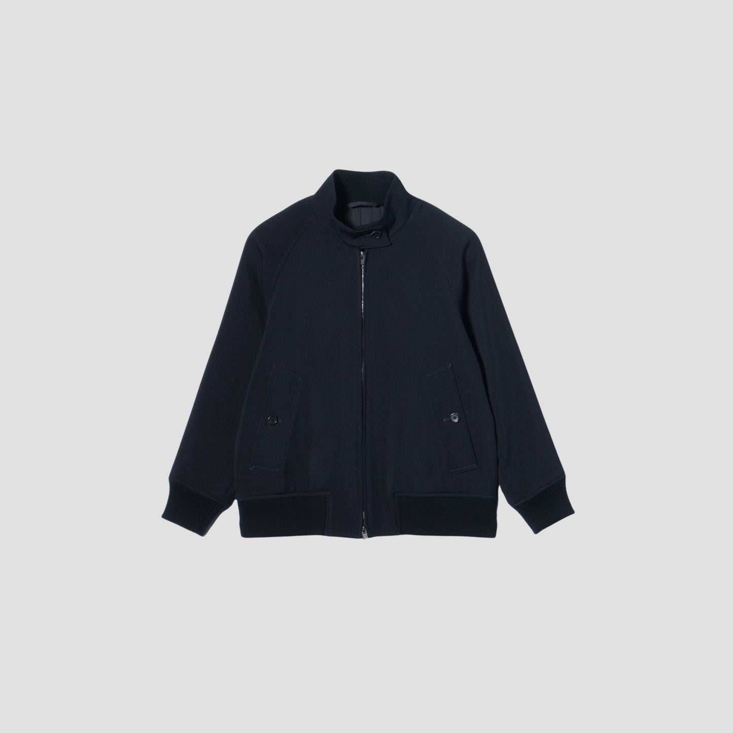 WOOL COTTON WHIPCORD BLOUSON