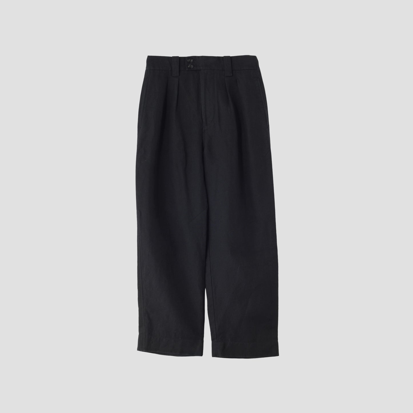 LINEN CANVAS TROUSERS