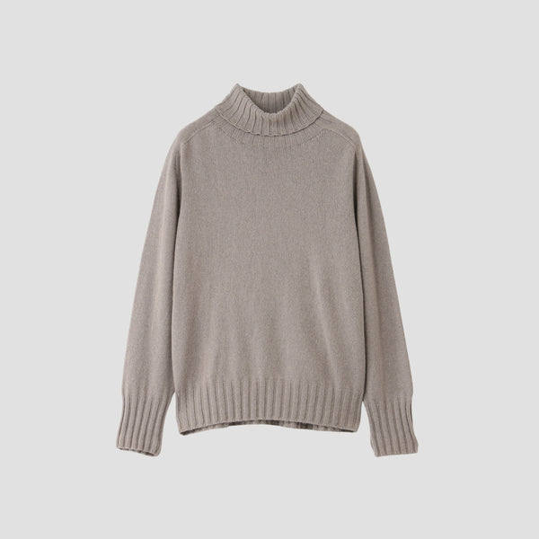 WIDE ROLL NECK KNIT