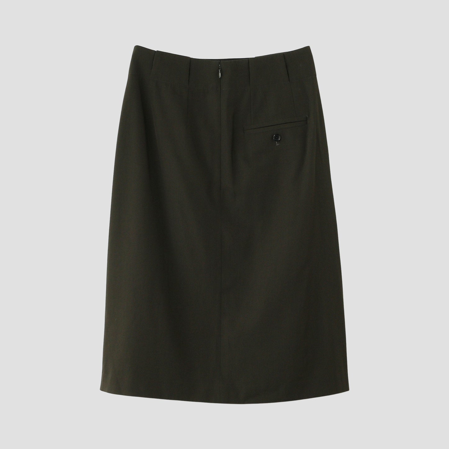 COMPACT COTTON WOOL SKIRT