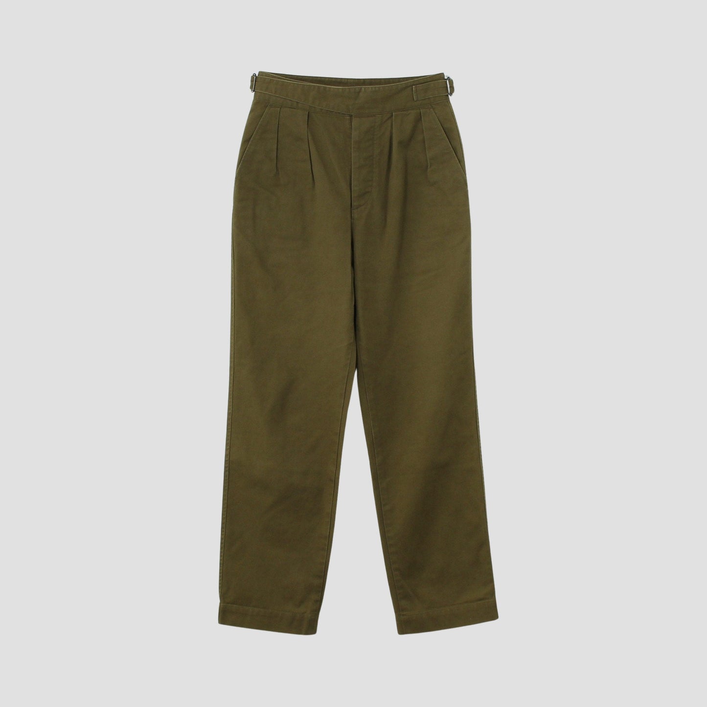 JAPANESE COTTON LINEN DRILL TROUSERS