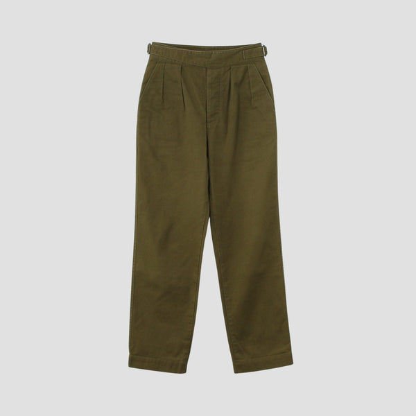 JAPANESE COTTON LINEN DRILL TROUSERS