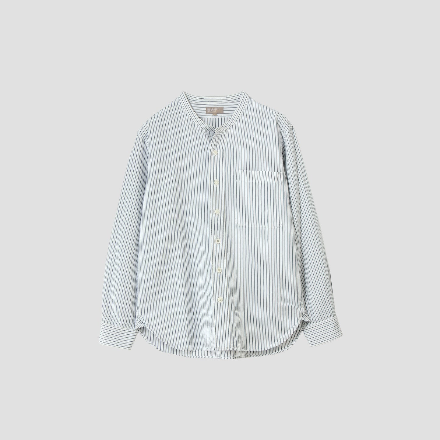 WASHED LINEN COTTON POPLIN SHIRT