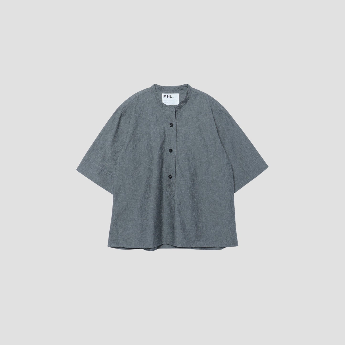 COTTON LINEN CHAMBRAY SHIRT