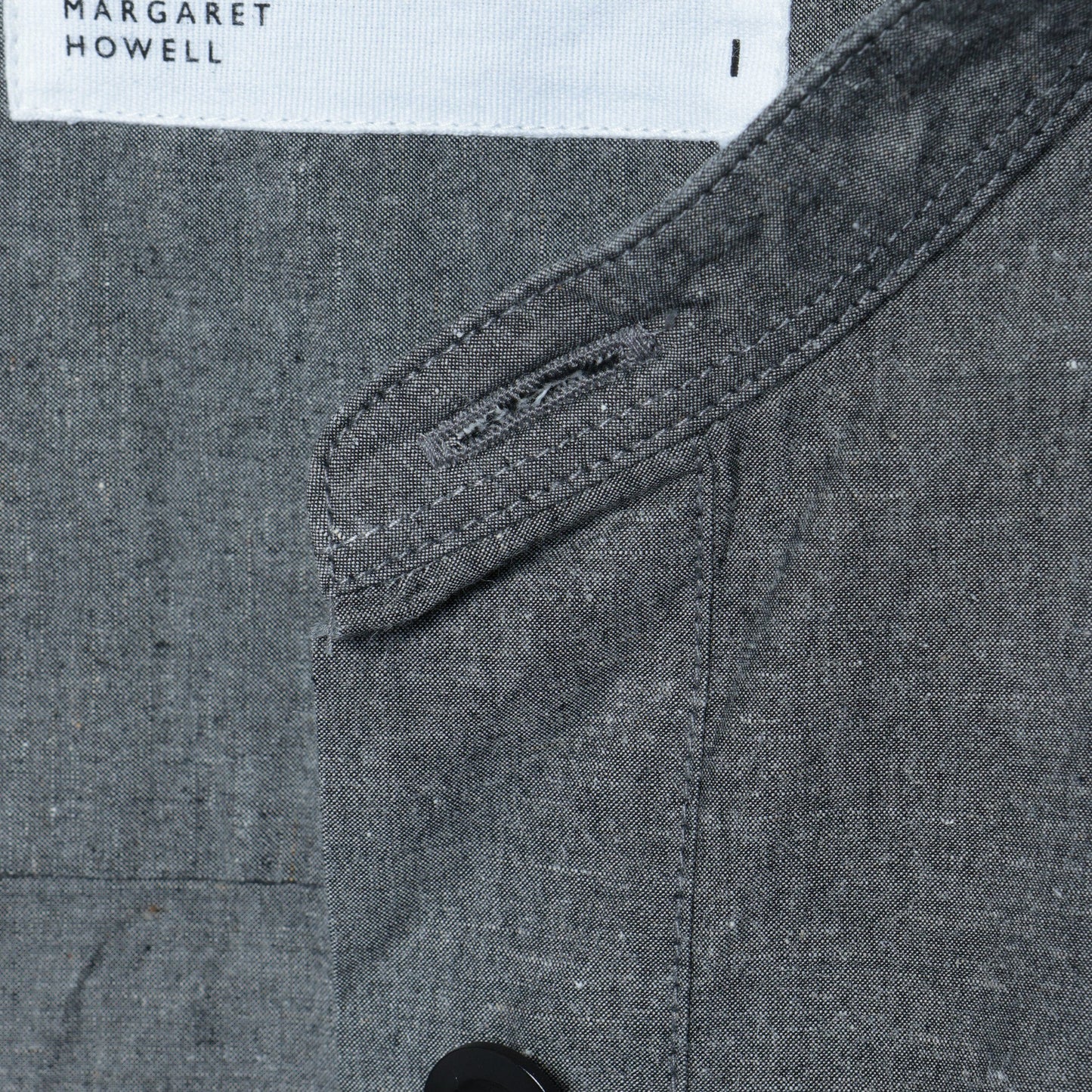 COTTON LINEN CHAMBRAY SHIRT