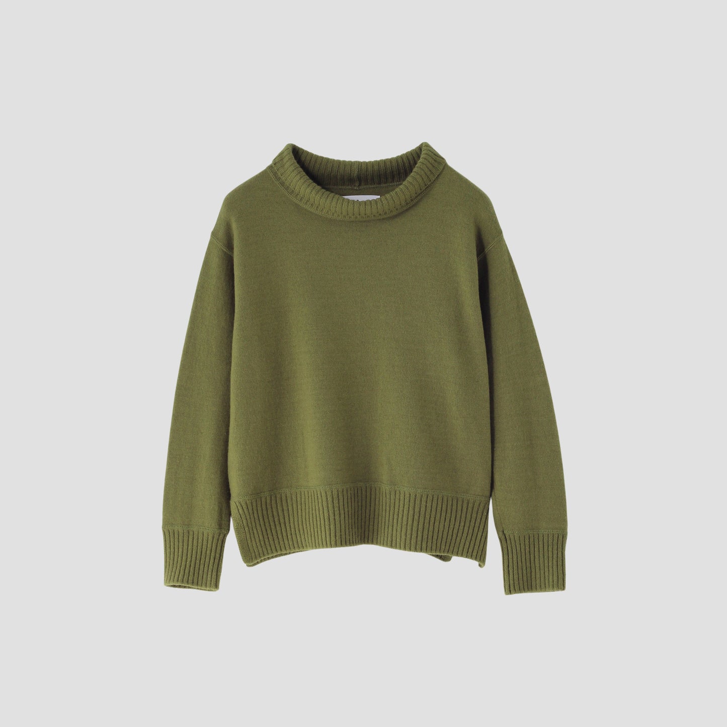 FELTED ROUGH WOOL KNIT