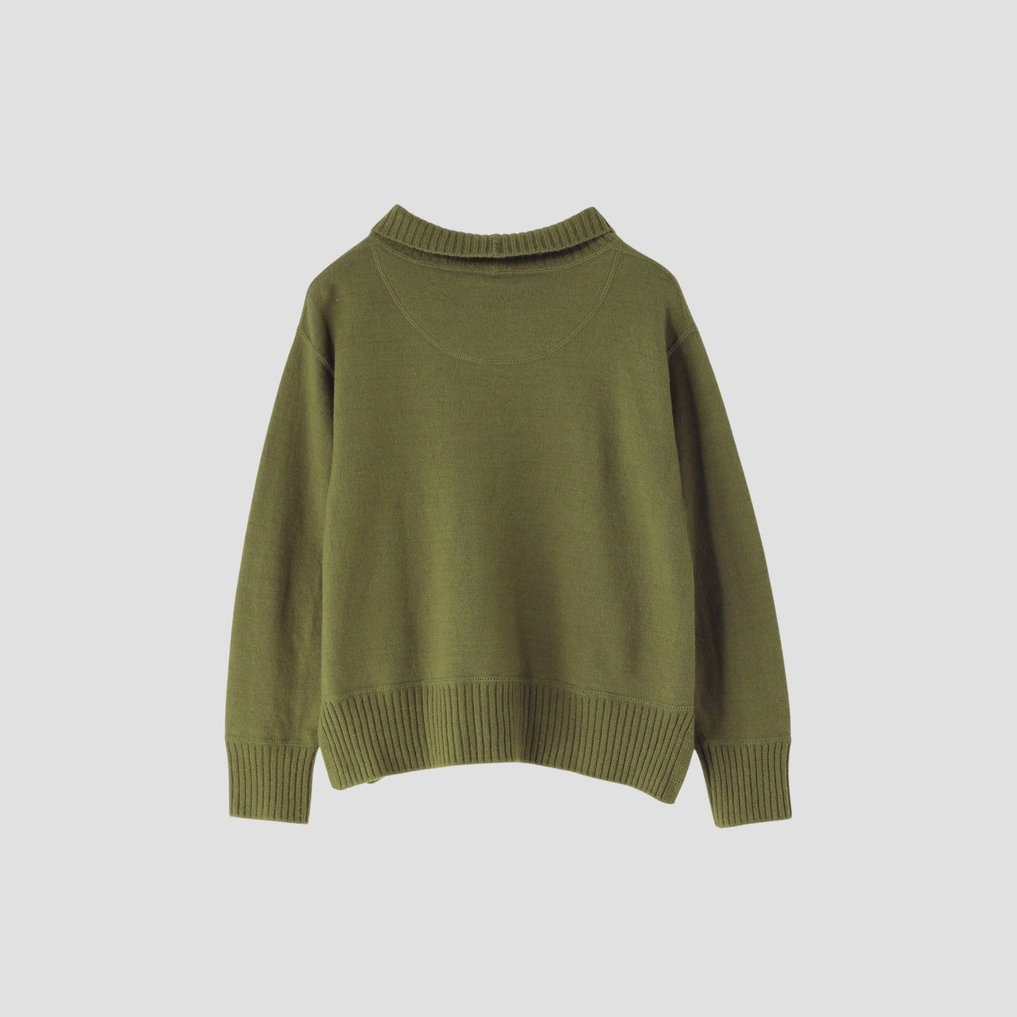 FELTED ROUGH WOOL KNIT