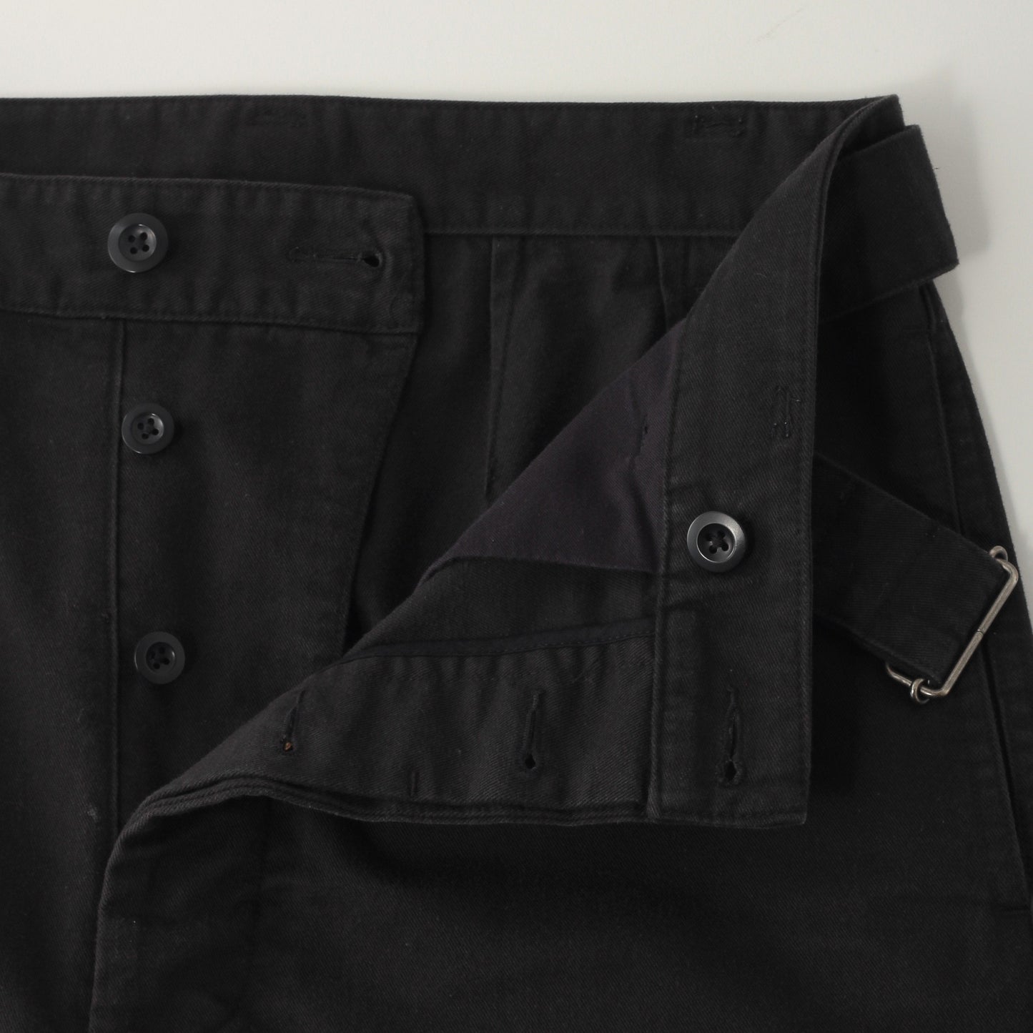 WASHED COTTON DRILL TROUSERS
