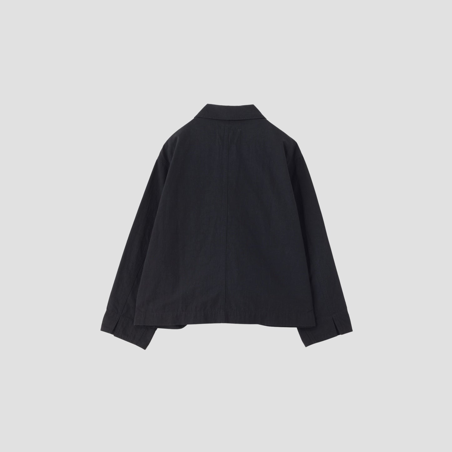 COTTON LINEN PLAIN WEAVE BLOUSON