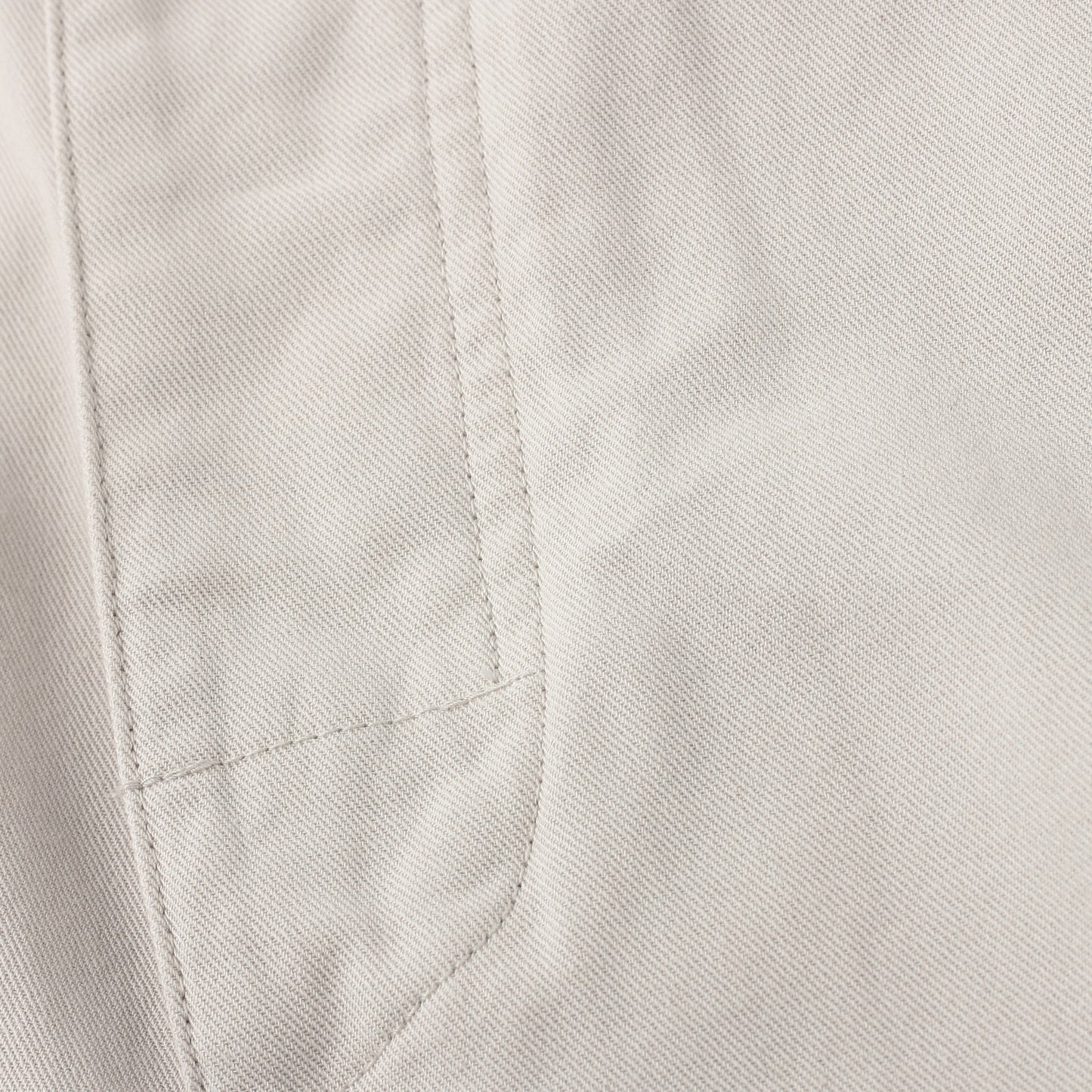 RAISED COTTON TWILL TROUSERS