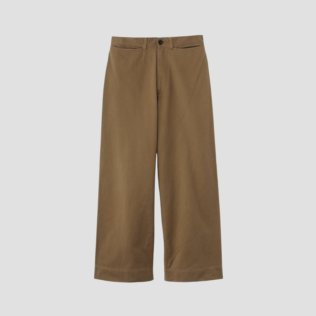 WASHED COTTON DRILL TROUSERS