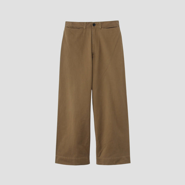 WASHED COTTON DRILL TROUSERS