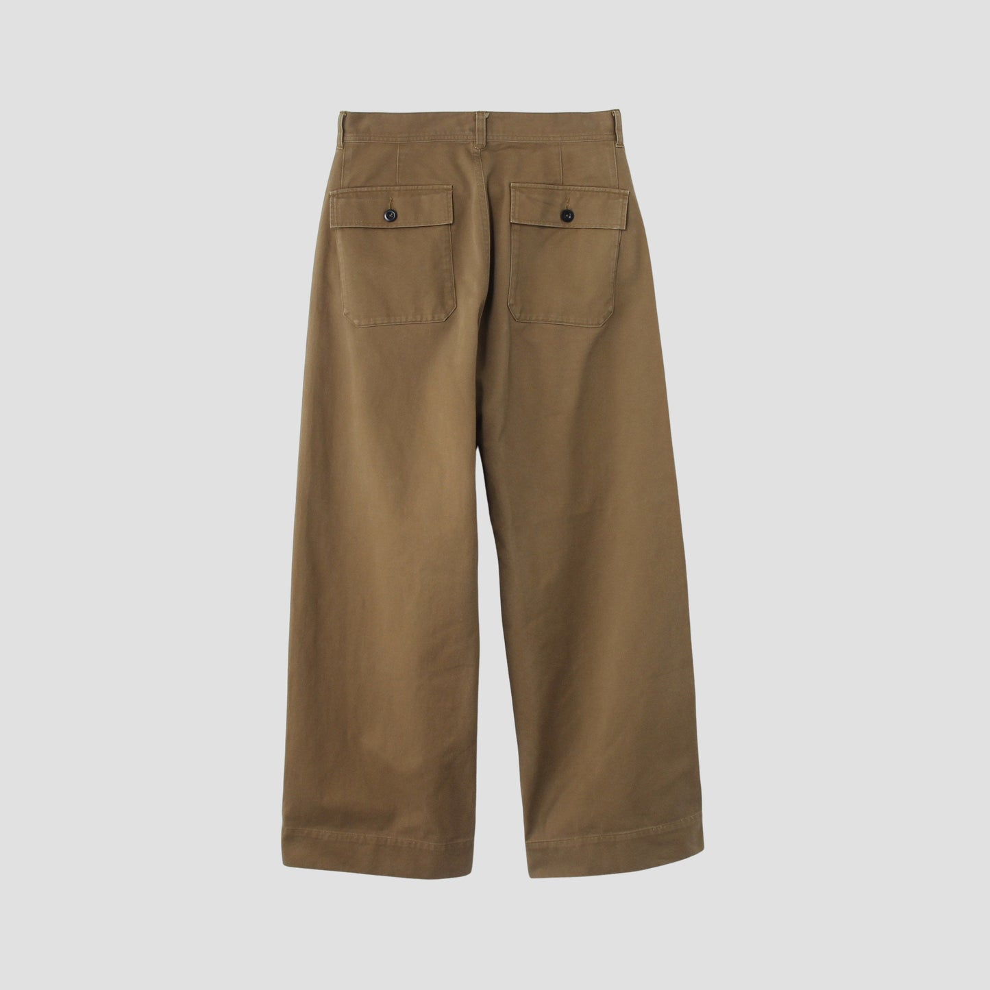 WASHED COTTON DRILL TROUSERS